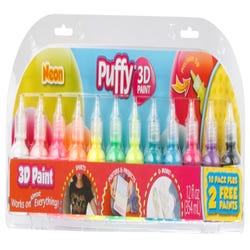 Image for Tulip Puffy 3D Paint, Neon Colors, Set of 12 from School Specialty