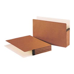 Image for Smead File Pocket, Legal Size, 3-1/2 Inch Expansion, Straight Cut, Redrope, Pack of 50 from School Specialty