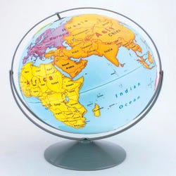 Image for Nystrom Early Learning Raised Relief Globe, 16 Inch Diameter from School Specialty