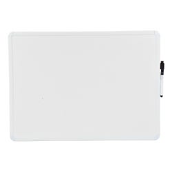 Image for School Smart Dry Erase Board with Marker, White Frame, 16 x 22 Inches from School Specialty