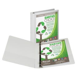 Image for Samsill Earth's Choice Eco-Friendly View Binder, 1 Inch D-Ring, White from School Specialty