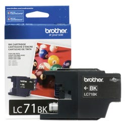 Image for Brother LC71BK Ink Cartridge, 300 Page Yield, Black from School Specialty