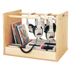 Image for Jonti-Craft Audio Caddy, Birch, for Use with Listening Center, 15 x 20 x 15-1/2 Inches from School Specialty