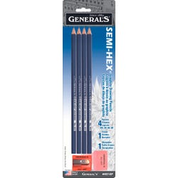 Image for Generals Semi-Hex Pencils, Set of 6 from School Specialty