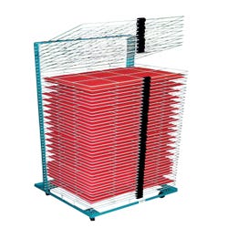 Image for AWT Port-O-Rack Drying Rack, 25-1/4 x 24-1/2 x 53-1/2 Inches, 50 Shelf from School Specialty