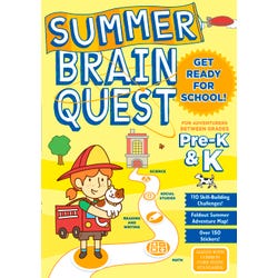 Image for Summer Brain Quest Workbook, Grades Pre-K & K from School Specialty