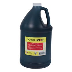 School Smart Washable Tempera Paint, Black, 1 Gallon Bottle Item Number 2002759