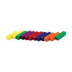 Image for Dowling Ceramic Coated Bar Magnets - 7/8 in - Pack of 12 - Assorted Colors from School Specialty