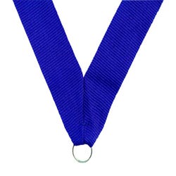 Image for Neck Ribbon, 7/8 x 30 Inches, Blue from School Specialty