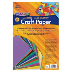 Fadeless Art Paper, 50 lb., 12 x 18 Inches, Multiple Colors, 60 Sheets Item Number 006093