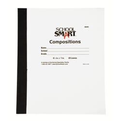 School Smart Primary Composition Notebook, No Margin, 8-1/2 x 7 Inches, 40 Pages 085303