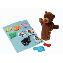 Image for Marvel Education Co Brown Bear Brown Bear Puppet and Props, Set of 12 from School Specialty