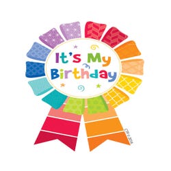 Image for Painted Palette Happy Birthday Reward Badges from School Specialty