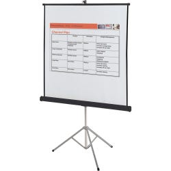 Image for ACCO Quartet Portable Tripod Projection Screen, 70 x 70 Inches, Matte White Screen from School Specialty