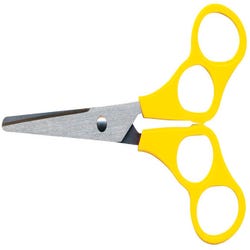 Image for School Smart Training Scissors, V-Shaped Blunt Tip, 5 Inches, Yellow from School Specialty