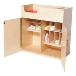 Image for Wood Designs Deluxe Infant Care Center, 43 x 21 x 40 Inches from School Specialty