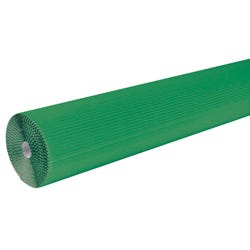 Image for Corobuff Solid Color Corrugated Paper Roll, 48 Inches x 25 Feet, Emerald Green from School Specialty
