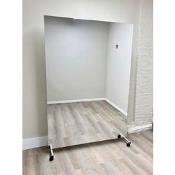 Glassless Rolling Mirror, 48 x 96 Inches 2124579