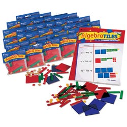Image for Learning Resources Algebra Tiles Classroom Set, 30 Students, Multicolor from School Specialty