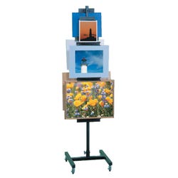 Image for Testrite Mobile Art Tree with Adjustable Shelves, 8 ft H, Black from School Specialty