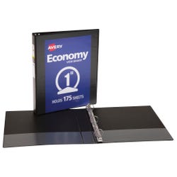 Image for Avery Economy Round Ring View Binder, 1 Inch, Black from School Specialty
