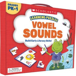Scholastic Learning Puzzles: Vowels Sounds, Grades PreK-1 Item Number 2002262