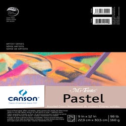 Image for Canson Mi-Teintes Drawing Pad, 9 x 12 Inches, 98 lb, Assorted Colors, 24 Sheets from School Specialty
