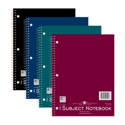 Image for Roaring Spring Wirebound Wide Ruled Notebook, 10-1/2 x 8 Inches, Assorted Colors from School Specialty