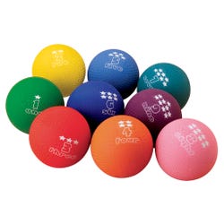 Image for Numbered Playground Ball, Set of 9 from School Specialty