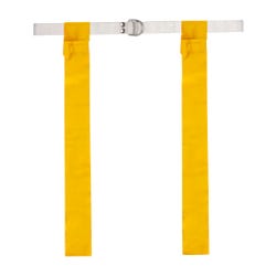 Image for Flag Football Flag Belt, 1 Inch, Yellow, Set of 12 from School Specialty