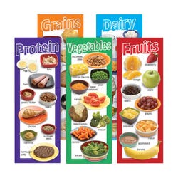 Image for Visualz Food Groups Posters, 8 1/2 x 24 inches, Set of 5 from School Specialty