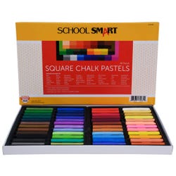 School Smart Chalk Pastels, Assorted Colors, Set of 48 Item Number 1594961