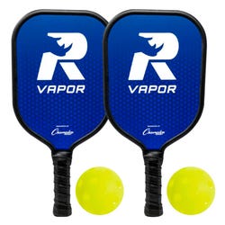 Image for Champion Sports Rhino Pickleball Vapor, 2 Player Set, Blue/Black from School Specialty
