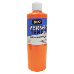 Sax Versatemp Heavy-Bodied Tempera Paint, 1 Pint, Orange Item Number 1440691
