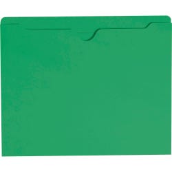 Image for Smead File Jacket, Letter Size, Flat, Green, Pack of 100 from School Specialty