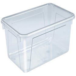 Image for School Smart Storage Tray, 7-7/8 x 12-1/4 x 5-3/8 Inches, Clear from School Specialty