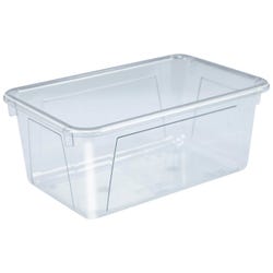 Image for School Smart Storage Tray, 7-7/8 x 12-1/4 x 5-3/8 Inches, Clear from School Specialty
