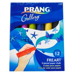 Image for Prang Non-Toxic Sidewalk Chalk, 4 L x 1 W Inches, Assorted Colors, Set of 12 from School Specialty