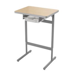 Classroom Select Advocate Pedestal Leg Single Student Desk 4000290