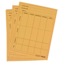 School Smart Take Home Envelope, 10 x 13 Inches, Goldenrod, Pack of 100 Item Number 2040089