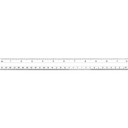 Image for Delta Education Plastic Ruler, Clear, Pack of 30 from School Specialty