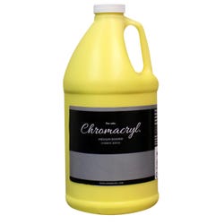 Image for Chromacryl Students' Acrylics, Cool Yellow, Half Gallon from School Specialty