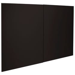 Image for Lorell Comm. Steel Desk Srs Black Stack-on Hutch -- Door Kit, f/ 60" Hutch, Black from School Specialty
