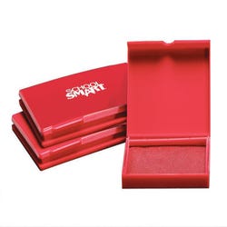 Image for School Smart Felt Pre-Inked Stamp Pad, 3 x 4 Inches, Red from School Specialty