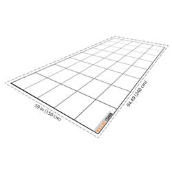 Image for Geyer Instructional Wonder League Robotics Competition Grid Mat, 150 x 240 Centimeters with 30 Centimeter Grid from School Specialty