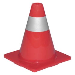 Image for Tatco Reflective Sturdy Molded Traffic Cone, 18 in, Orange from School Specialty