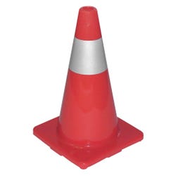 Image for Tatco Reflective Sturdy Molded Traffic Cone, 18 in, Orange from School Specialty