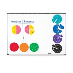 Image for Learning Resources Double-Sided Magnetic Fraction Circles, 9 Pieces from School Specialty