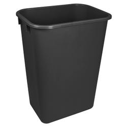 Image for School Smart Indoor Waste Basket, 40 Quart, Black from School Specialty