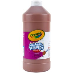 Image for Crayola Artista II Washable Tempera Paint, Brown, Quart from School Specialty